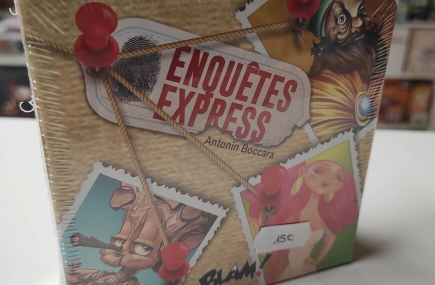 Photo de la boîte du jeu "Enquête Express"