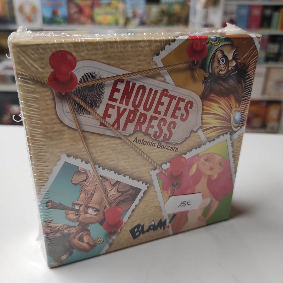 Photo de la boîte du jeu "Enquête Express"